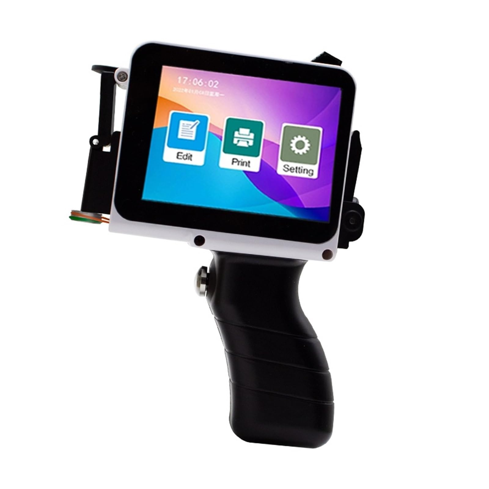 MYUYEE Handheld Inkjet Printer Text Code Image Batch Number Identification Date Label Printing Machine Multi Material On Any Surfaces