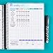 Erin Condren Designer Accessories Snap - in Wet Erase Dashboard for Monthly Bill Tracking with Laminated Reusable Whiteboard for Dry and Wet Erase Markers
