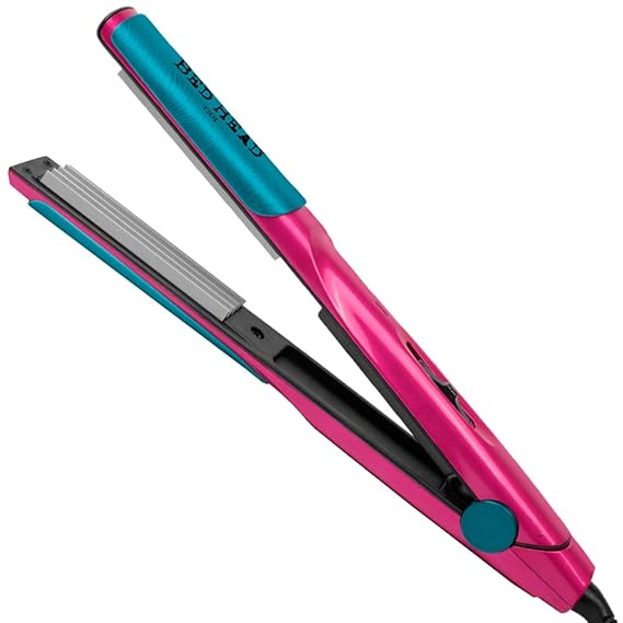 Bed Head Little Tease Hair Crimper | Small Texture, Pumped-Up Volume, Extra Shine | Crimper Hair Tool with Tourmaline Ceramic Coating for Less Damage (1 in)