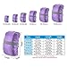 PATIKIL 15-25L Waterproof Backpack Rain Cover, Non-Slip Backpack Cover with Reflective Strap Stay Dry for Hiking, Camping, Hunting, XS, Purple