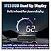 hohagb Heads Up Display M13 HUD OBD2 Head-Up Display Car MPH Auto Electronics Detector HUD Windshield Projector Works Great for Cars