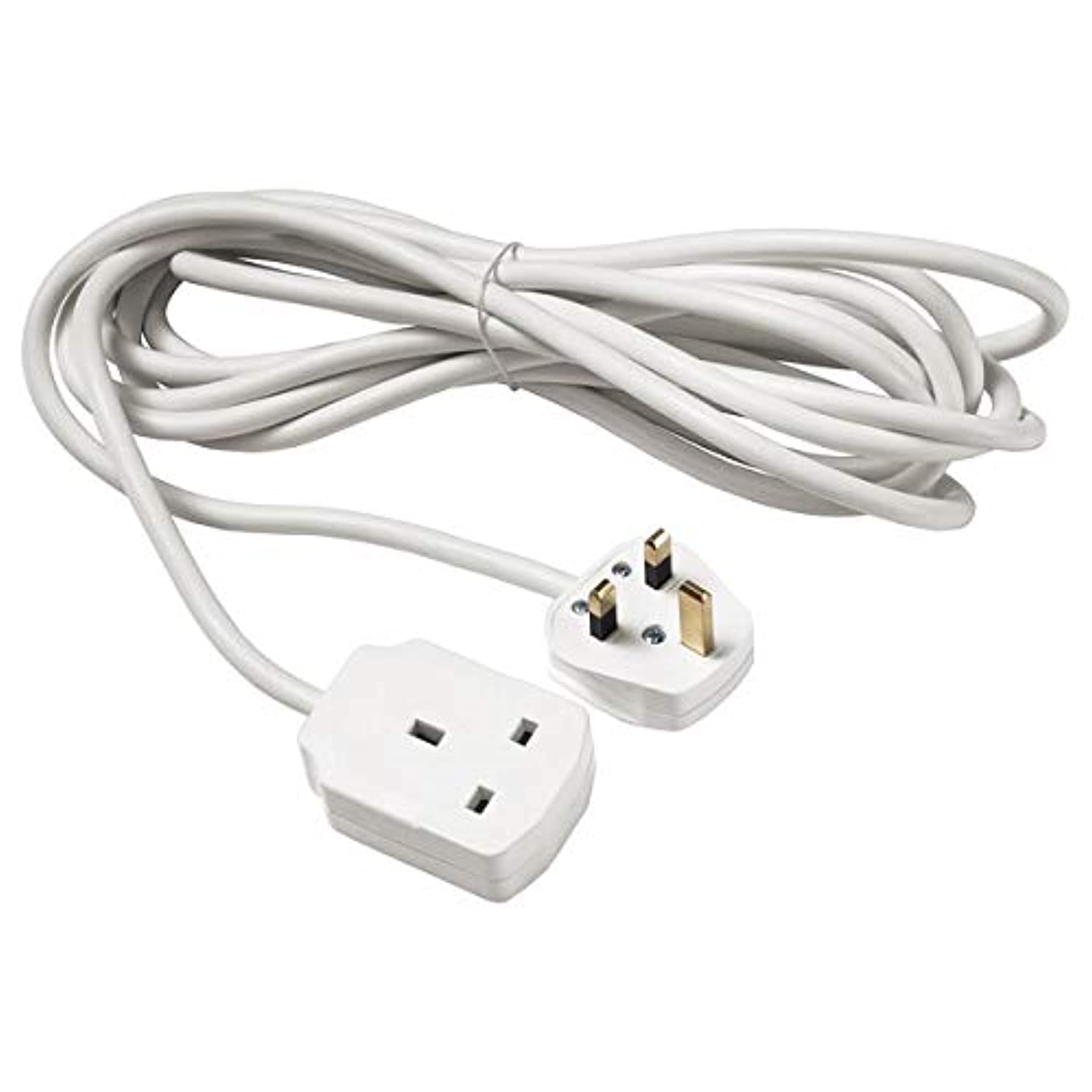 Ikea Extension Cord, Earthed White, 5m, 441452