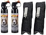 Guard Alaska 9 oz. Bear Spray and Pepper Defense Belt Clip Holster - Maximum Strength Bear Deterrent...