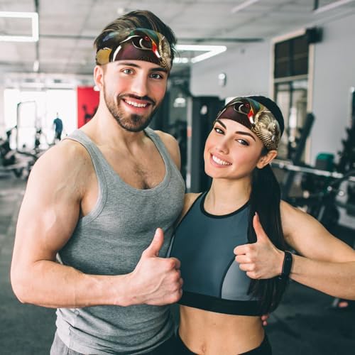Diadema deportiva elástica con estampado de pato doméstico, adecuada para correr, fitness, tenis, yoga - imagen 7