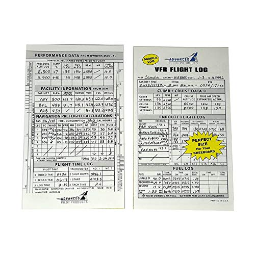 Advanced Pilot Products VFR Flight Log Pad miniatura 2
