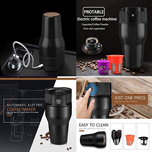 Crusher, Kaffeemaschine, 500-ml-Zyklus-Extraktionskaffeemaschine, Mobile Kaffeekanne für den Außenbereich, tragbar, USB… – Bild 4