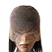 Enoya Natural Looking Italian Yaki Lace Front Wigs/Silk Top Lace Front Wigs Brazilian Remy Human Hair Wigs with Baby Hair for African Americans 130 Density (20
