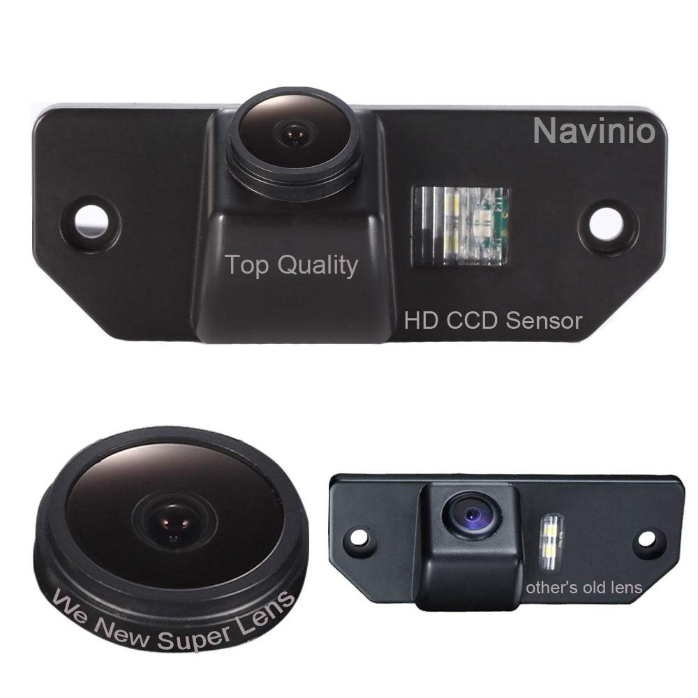 Caméra de Recul Voiture en Couleur Kit Caméra Vue arrière de Voiture Imperméable IP67 avec Large Vision Nocturne pour Ford Mondeo Focus(2 Carriage) C-Max Sedan(3 Carriage) MK