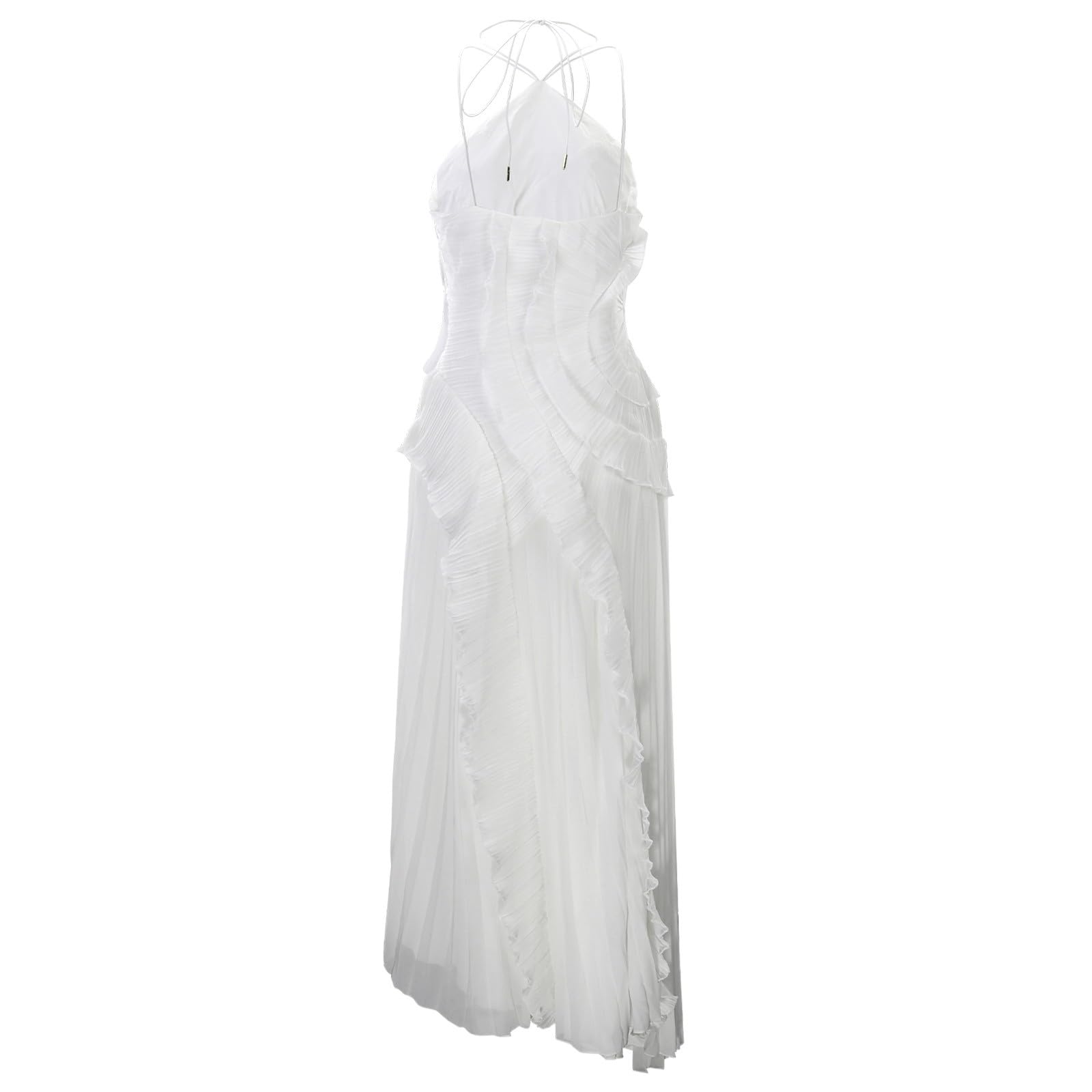 Genérico - Vestido para mujer, verano, bohemio, largo, floral, sexy, boda, fiesta, cóctel, vacaciones, estampado elegante, informal, elegante Midi corta playa, A40