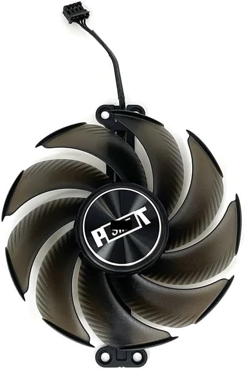 Graphics Card 90mm TH9520B2H-PCB01 Cooling Fan Compatible with RTX 4070 Ti 4080 4090 GameRock GamingPro Jetstream OC Graphics Card Cooler(Black 3-Fan)