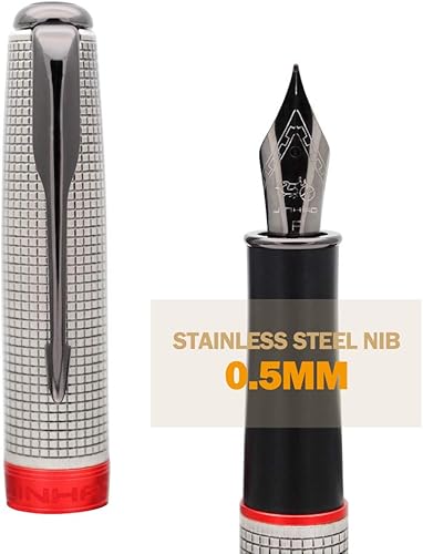 Miniatura 5 de JINHAO 75 HongYun - Pluma estilográfica (plateado, punta fina)