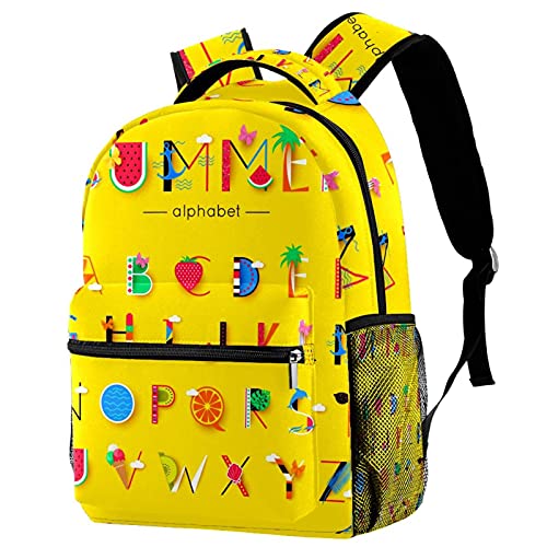 Sac à dos alphabet avec bretelles confort enfants