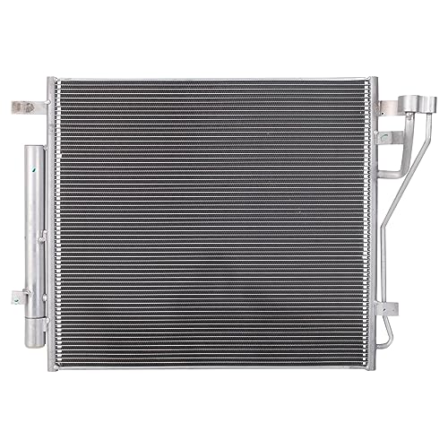 Image of TRQ A /C Condenser & Receiver Drier Assembly for 20-23 Hyundai Sonata