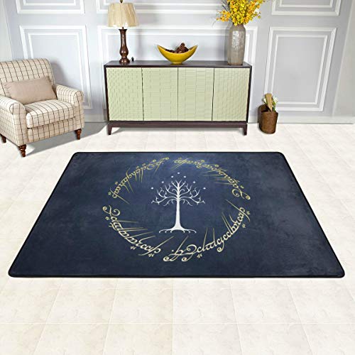 Lord Rings Carpet Area Bedroom Camping Soft Mat Kids Boys Girl Blankets Kindergarten Home Room Comfortable and Durable Decor Rug Polyester-72 x 48 inch Lord Rings Carpet Area Bedroom Camping Soft Mat Kids Boys Girl Blankets Kindergarten Home Room Comfortable and Durable Decor Rug Polyester-72 x 48 inch