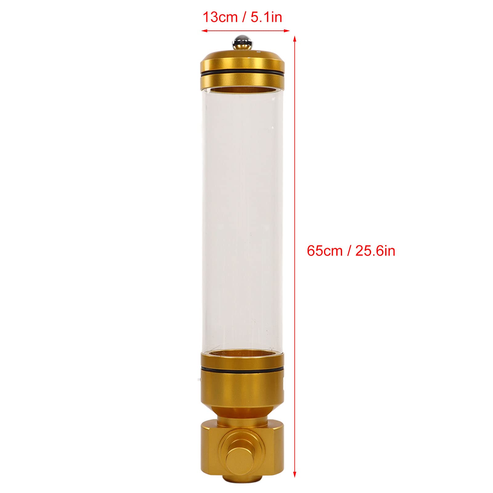 Qcwwy An der Wand Montierter Getreidespender, Acryl-Aufbewahrung für Kaffeebohnen, Vorratsdose mit Großem Fassungsvermögen für Nüsse und Snacks, Perfekt für die Organisation in der Küche (GOLD)