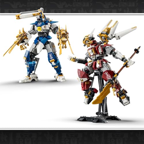 Image of LEGO NINJAGO The Twin Titan Mechs - Action Figures Building Toy for Display - 71870