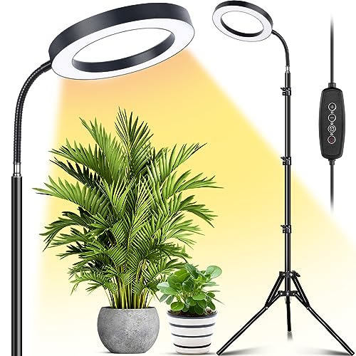 LORDEM Grow Light for Indoor Plants, Full Spectrum Plant Light with Au