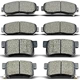 DYZJKWJW D1086 D1089 Front Rear Ceramic Brake Pads Set Fit...