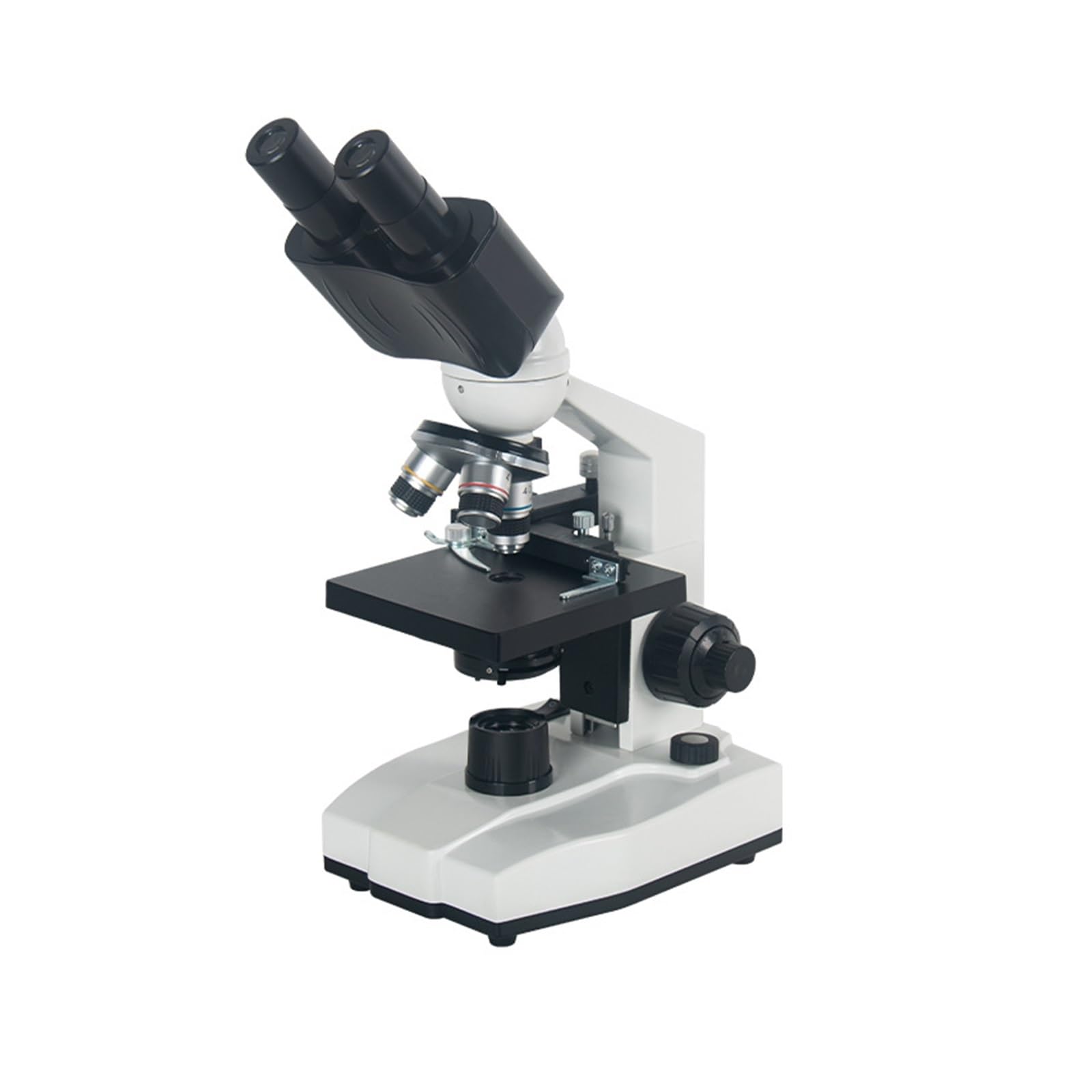 Mikroskop dziecięcy Mikroskop dwuokularowy profesjonalny mikroskop mechaniczny z dwuwarstwową platformą mechaniczną do laboratorium cyfrowego