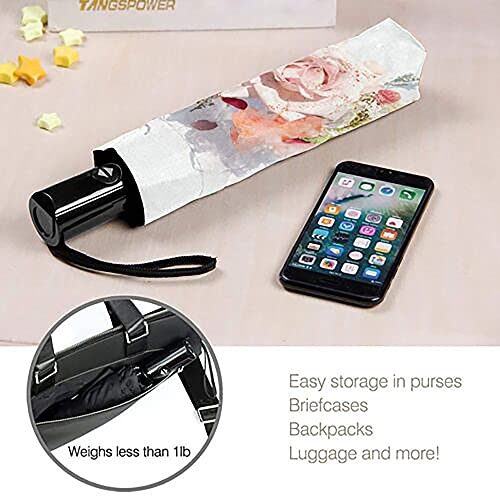 Compact Foldable Umbrella,Windproof Waterproof Stick Umbrella Anti-Uv Protection Golf Umbrellas For Your Parents And Friends Or Couples #TOP4
