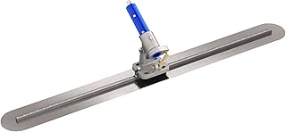 Bon Spring Steel Fresno Trowel 48 in. x 5 in. Round End Concrete Finishing Blade with Rock n Roll...