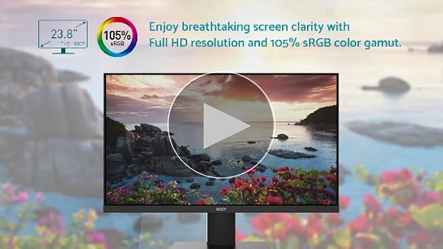 Amazon.com: MSI Pro MP241X 24” Monitor, Full HD 1080p, 75Hz