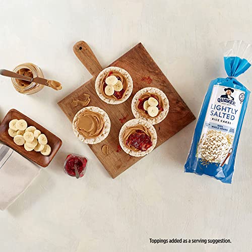Image of Quaker Large Rice Cakes, Lightly Salted, Pack of 18