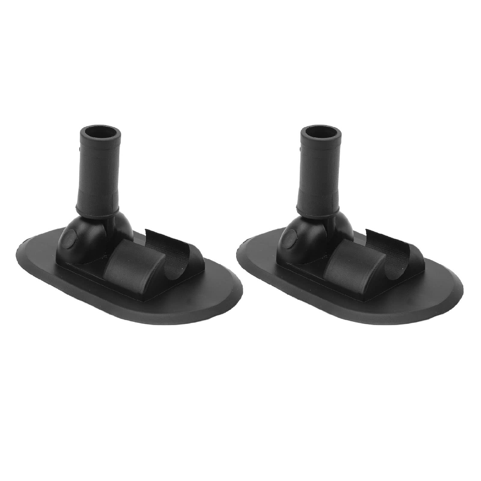 Ymiko Boat Hinges, PVC Boat Top Hardware with 2Pcs Bimini Top Brackets for Rowing Speedboat