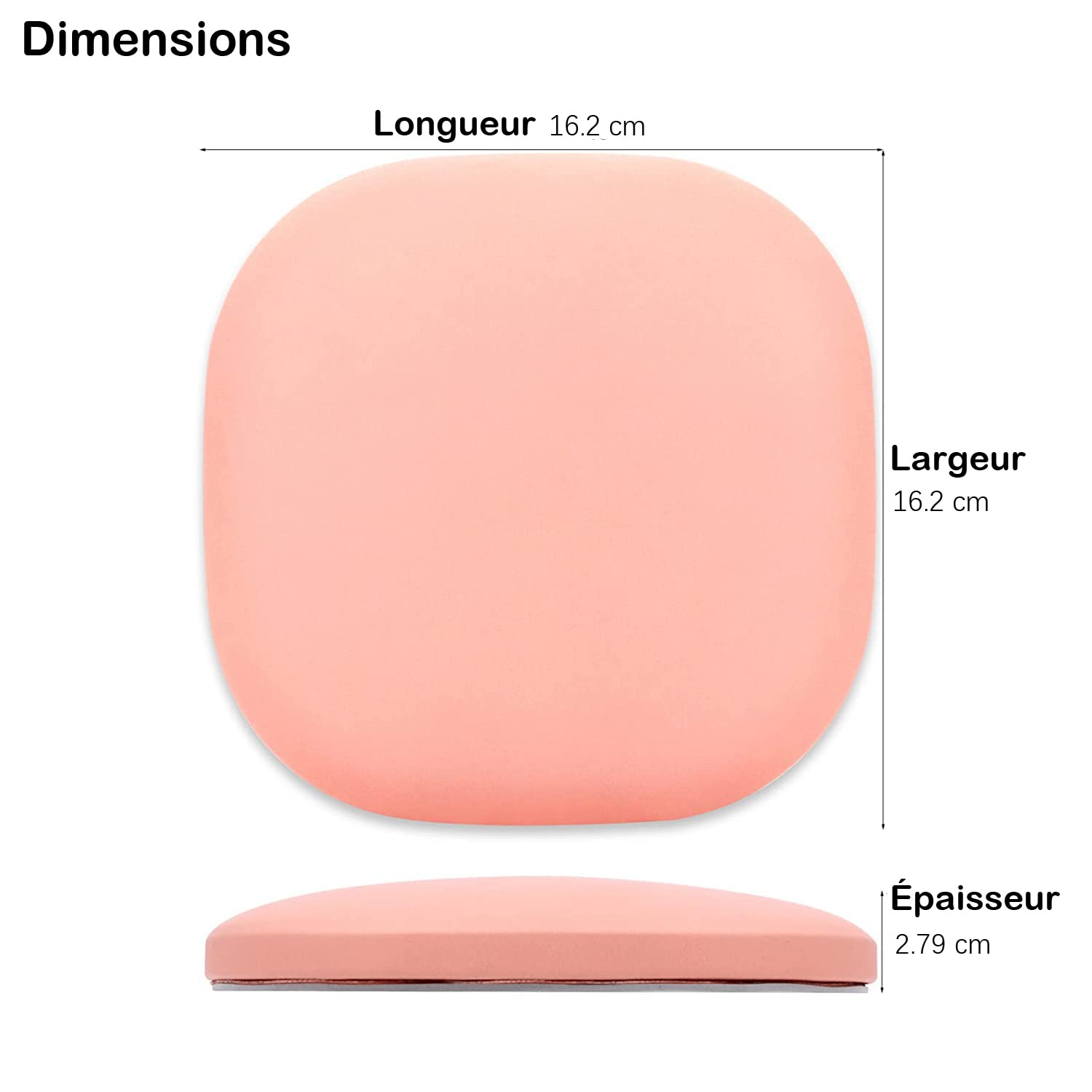 Coussin Repose-main En Similicuir Rose - Nails & Beauty Factory (neuf)