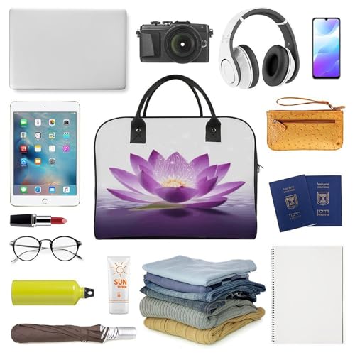 Maletín ligero morado para laptop unisex miniatura 5