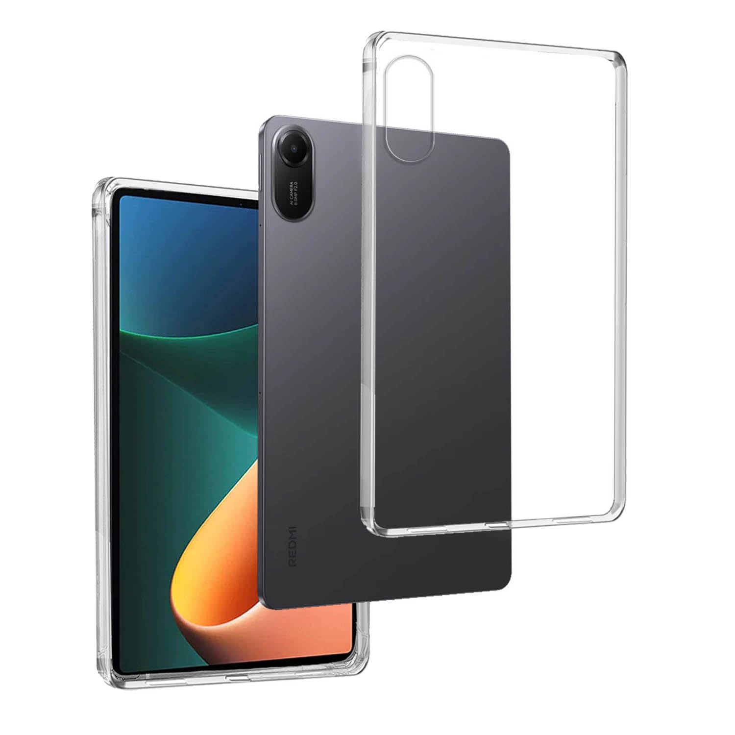 Silikonowe Etui Przezroczyste do XIAOMI REDMI PAD 2 11", Ultra cienkie 0,33mm, Silikon TPU smukłe i bardzo lekkie etui ochronne