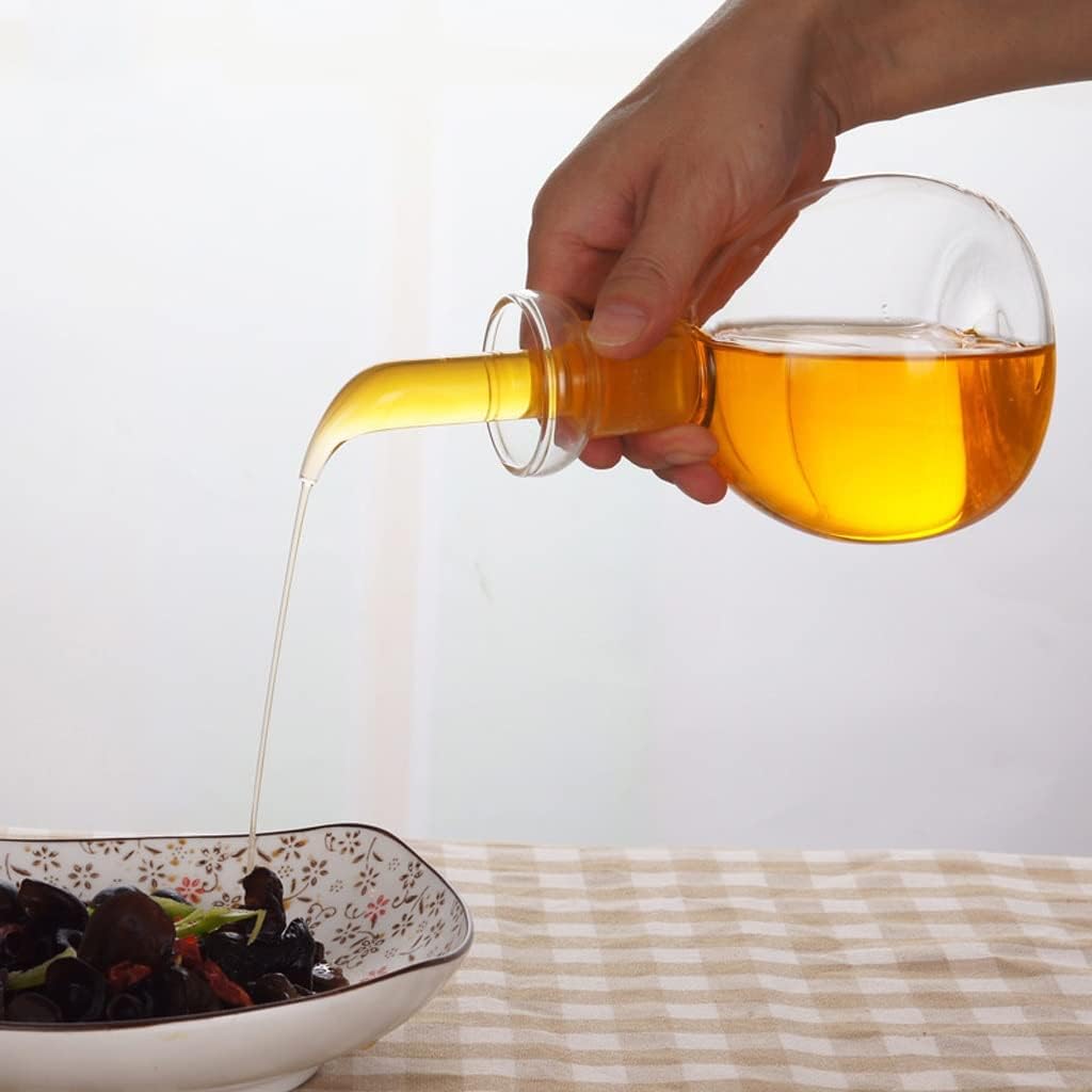 3 Sizes Gravy Temperature Spice Bottle Vinegar Glass Sauce Jar Sealed Seasoning Storage