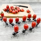 36pcs Party Ants & Hardworking Ants Series Fruit Picks for Kids Lunch Bento Box, Party Fruit Platter, Bar Cocktail Decor (12 pcs)