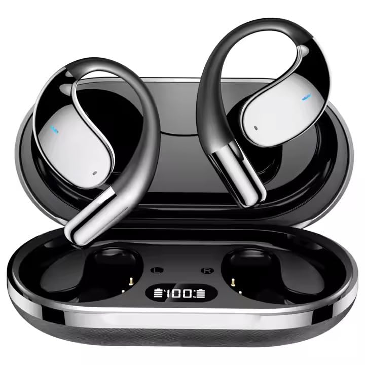 Qponic by Anker Aerofit Pro Open-Ear Headphones,Ultra Comfort,Secure Fit,Ergonomic Design,Rich Sound with Ldac,Bluetooth 5.3,Ipx5 Water-Resistant,46H Playtime,App Control,Wireless Over Ear Earbuds-image-44
