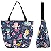 MOMOLOA Damen Handtasche Umhängetasche Meerjungfrau-Ozean-Krake Henkeltasche Shopper Damen Schultertasche Große Damen-Reisetasche - 32,5 X 28,5 X 18Cm