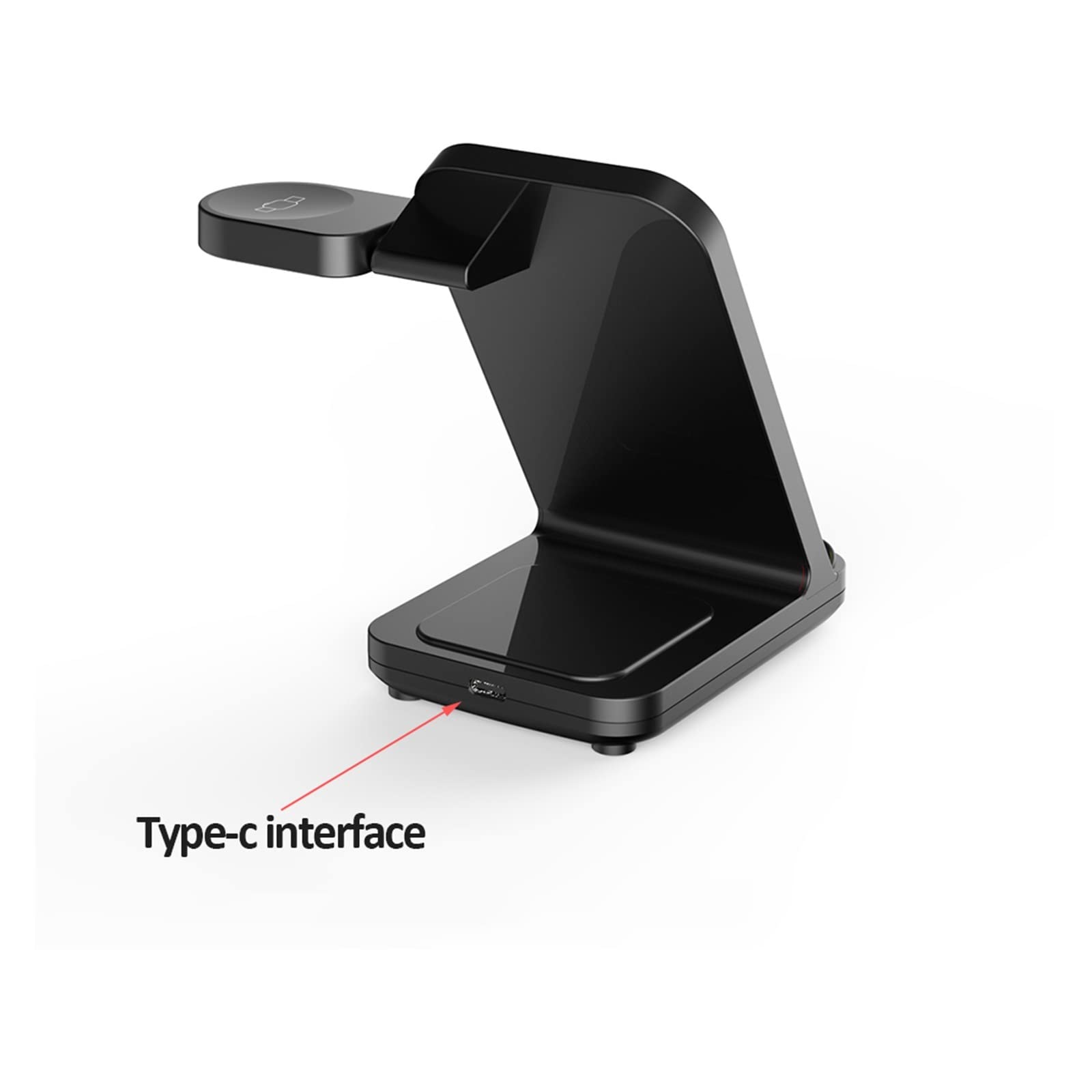 Support de Chargeur sans Fil, Support 3 en 1 for Station d'accueil Charge Rapide 30 W for Montre Compact et Puissant(-02)