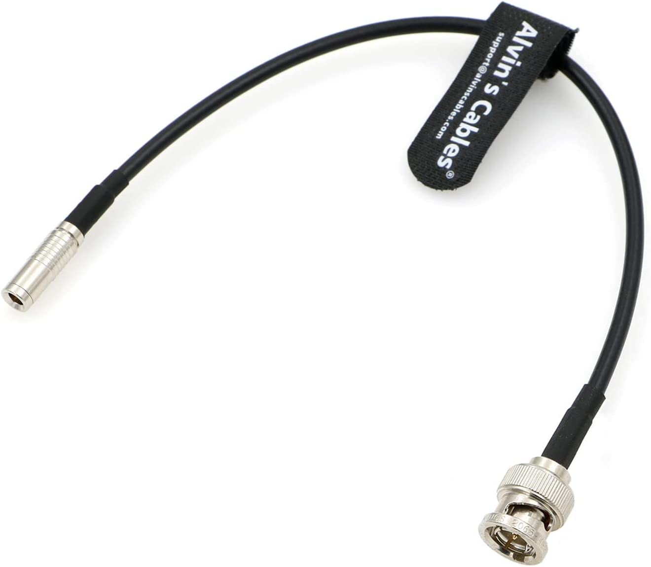Alvin's Cables Timecode-Kabel für Canon R5C DIN 1.0/2.3 auf BNC-Stecker, Zeitcode-Kabel, 30 cm