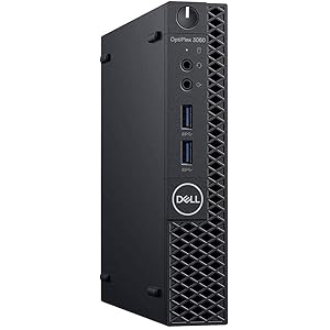 Dell OptiPlex 3060 Micro PC | Intel Core i5-8500T | 8 GB de RAM | SSD de 256 GB | Windows 11 Pro | Wi-Fi+ BT | Mini computadora de escritorio (renovada (8 GB de RAM + 256 GB SSD)
