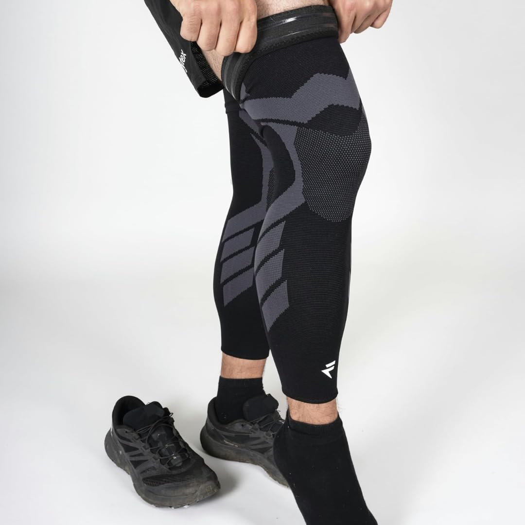 Flytex – Mangas de Compresión Rodilla - Alivio del Dolor y de Lesiones de Rodilla - Artrosis, Desgarro de Menisco, Ligamento Cruzado, Síndrome de la banda Iliotibial -
