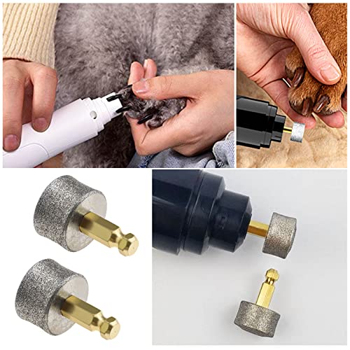 VGOL 10PCS Dog Nail Grinder Head Replacement Pet Nail Grinder Tips Emery Grinding Head for Most Pet Electric Claw Nail Grooming Tools - Image 4