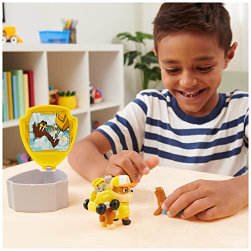 Paw Patrol, Big Truck Pups Rubble Action Figure With Clip-On Rescue Drone, Command Center Pod And Animal Friend Kids Toys Ages 3 And Up #TOP1