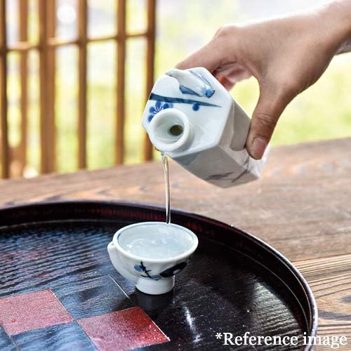 Tokyo Matcha Selection - Plum Tokkuri Sake Server Bottle Set - Mino Ware [Standard Ship by Int'l e-Packet: with Tracking Number & Insurance]