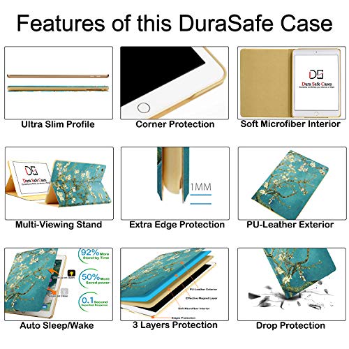 Image of DuraSafe Cases for iPad 2016 Pro 9.7 inch Printed Case A1673 MLMP2HN /A MM172HN /A MLMN2HN /A MLMQ2HN /A A1674 A1675 MLMW2HN /A MLMX2HN /A MLMV2HN /A MLN02HN /A MLMY2HN /A MLN12HN /A MM1A2HN /A - Blossom