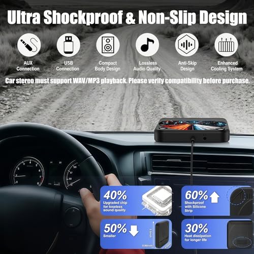 Lecteur USB universel pour voiture sans lecteur CD compatible navigation Android et PC - 6
