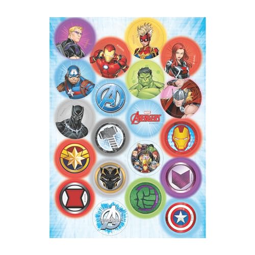Ya en mundofriki.es: Dekora, Avengers Mini Discos de Oblea, Decoraciones Comestibles para Cupcakes, Muffins y Galletas, Discos Redondos 3,4 CM
