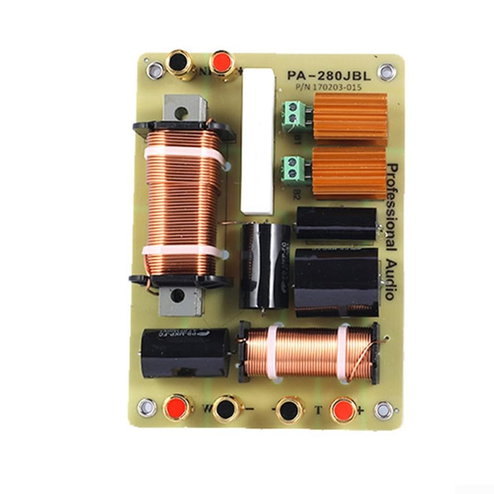 Crossover dorato 400 W per tweeter e bassi