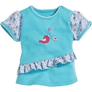 Schnizler Baby meisje Interlock vogels T-shirt