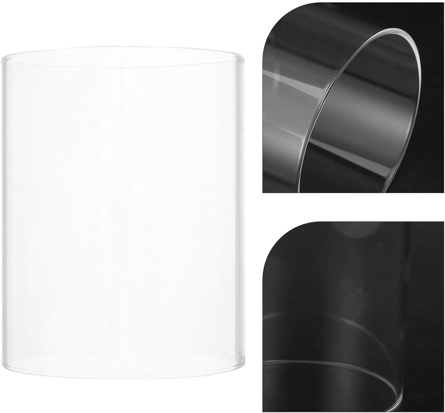 Glass Candle Shade, High Borosilicate, Simple Chic Decor