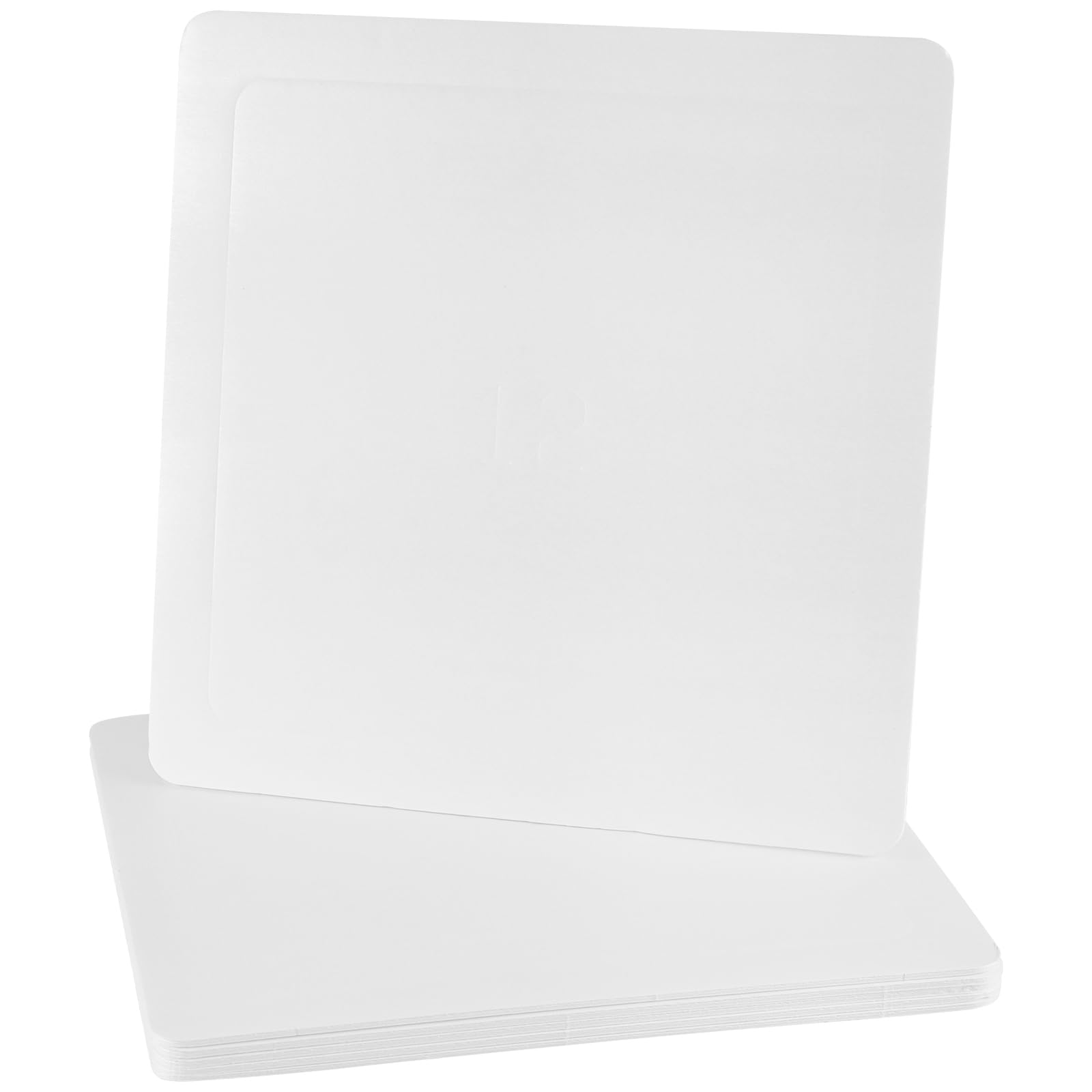 JAPCHET 6 Pcs 30cm White Cake Board, 12 inch Square Cake Base for Home Party Wedding