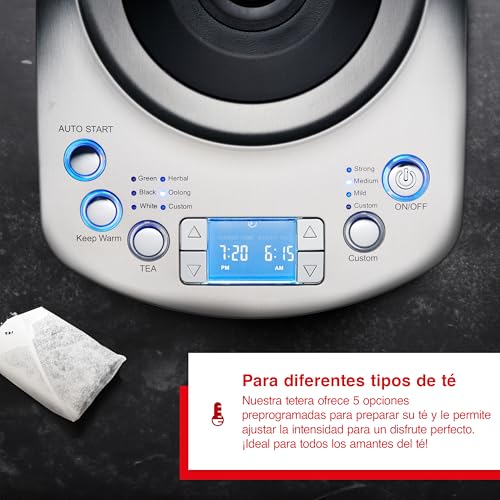 Miniatura 2 de Solis Tea Kettle Automatic 5518 - Hervidor De Agua Con Ajuste De Temperatura - Tetera - Función Temporizador - Colador De Té Integrado - Jarra De 1,7 Litros